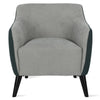 QE Kayden Accent Chair Grey Chenille - Gray - N/A