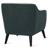 QE Kayden Accent Chair Grey Chenille - Gray - N/A