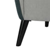 QE Kayden Accent Chair Grey Chenille - Gray - N/A
