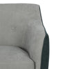 QE Kayden Accent Chair Grey Chenille - Gray - N/A