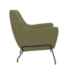 QE Brayden Upholstered Accent Chair Green - Green - N/A