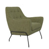 QE Brayden Upholstered Accent Chair Green - Green - N/A