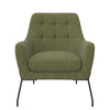 QE Brayden Upholstered Accent Chair Green - Green - N/A