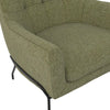 QE Brayden Upholstered Accent Chair Green - Green - N/A