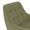 QE Brayden Upholstered Accent Chair Green - Green - N/A
