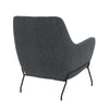 QE Brayden Accent Upholstered Chair Charcoal - Charcoal - N/A