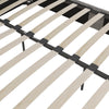 QE Aspen Upholstered Bed L/Grey Velvet Double UK - Light Gray - Full