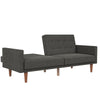 QE Wimberly Futon Grey Linen - Gray