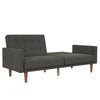 QE Wimberly Futon Grey Linen - Gray