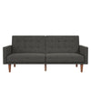 QE Wimberly Futon Grey Linen - Gray