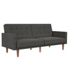 QE Wimberly Futon Grey Linen - Gray