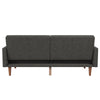 QE Wimberly Futon Grey Linen - Gray