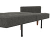 QE Wimberly Futon Grey Linen - Gray