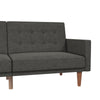 QE Wimberly Futon Grey Linen - Gray