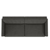 QE Wimberly Futon Grey Linen - Gray