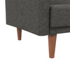 QE Wimberly Futon Grey Linen - Gray