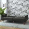 QE Wimberly Futon Grey Linen - Gray