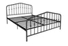 NOVOGRATZ BUSHWICK METAL BED BLACK DOUBLE UK - Black - N/A