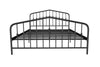 NOVOGRATZ BUSHWICK METAL BED BLACK DOUBLE UK - Black - N/A