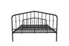 NOVOGRATZ BUSHWICK METAL BED BLACK DOUBLE UK - Black - N/A