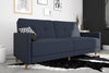 ANDORA SPRUNG SEAT SOFA BED LINEN NAVY BLUE - Navy Linen - N/A