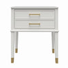 COSMOLIVING WESTERLEIGH END TABLE WHITE - White - N/A