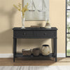 FRANKLIN CONSOLE TABLE (SOFA TABLE) BLACK - Black - N/A