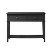 FRANKLIN CONSOLE TABLE (SOFA TABLE) BLACK - Black - N/A