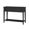 FRANKLIN CONSOLE TABLE (SOFA TABLE) BLACK - Black - N/A