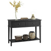 FRANKLIN CONSOLE TABLE (SOFA TABLE) BLACK - Black - N/A