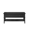 FRANKLIN COFFEE TABLE BLACK - Black - N/A