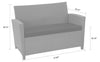 COSCO 4PC Malmo Patio Set w/cushions (US) Grey/Black - Black - N/A