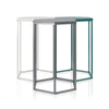 COSMOLIVING PARK AVE TABLE SET WHITE,GRAPHITE,EMERALD - White - N/A