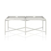 COSMOLIVING COCO COFFEE TRAY TABLE WHITE - White - N/A