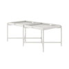 COSMOLIVING COCO COFFEE TRAY TABLE WHITE - White - N/A