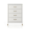 COSMOLIVING WESTERLEIGH 4 DRAWER DRESSER WHITE - White - N/A