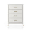 COSMOLIVING WESTERLEIGH 4 DRAWER DRESSER WHITE - White - N/A