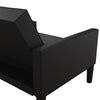 HAVEN SOFA BED BLACK FAUX LEATHER - Black Faux Leather - N/A