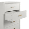 COSMOLIVING WESTERLEIGH 4 DRAWER DRESSER WHITE - White - N/A