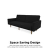PAXSON CLIC CLAC SOFA BED LINEN BLACK - Black - N/A