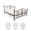 BOMBAY METAL BED BRONZE DOUBLE UK - Bronze - N/A