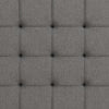 COSMOLIVING ELIZABETH BED DOUBLE UK GREY LINEN (BOX 1/2) - Grey Linen - N/A