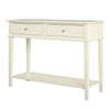 FRANKLIN CONSOLE TABLE  WHITE - White - N/A