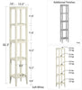 FRANKLIN STORAGE TOWER SOFT WHITE - White - N/A