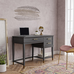 COSMOLIVING WESTERLEIGH LIFT-TOP COMPUTER DESK, GRAPHITE GRAY - N/A - N/A