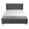 COSMOLIVING MERCER BED KING UK GREY LINEN (BOX 1/2) - Grey Linen - N/A