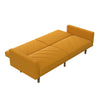 PAXSON CLIC CLAC SOFA BED LINEN MUSTARD - Mustard - N/A