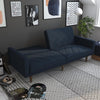 PAXSON CLIC CLAC SOFA BED LINEN NAVY BLUE - Navy - N/A