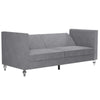 COSMOLIVING ARABELLE FUTON GREY (BOX 1/2) - Light Gray - N/A