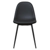 QUEER EYE CALVIN CHAIR PU BLACK 2PK - Black - N/A